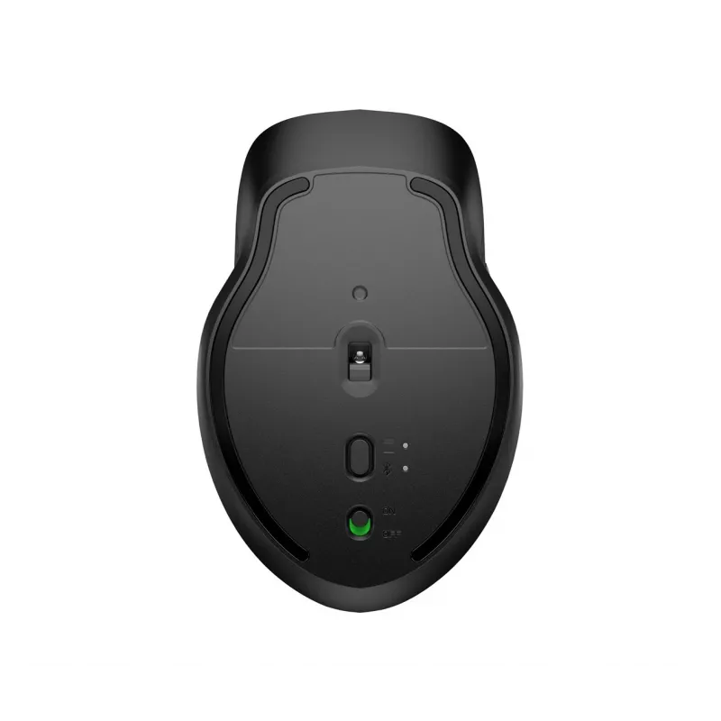 HP 435 Multi-Device Wireless Mouse, Ambidextrous, RF Wireless + Bluetooth, 4000 DPI, Black
