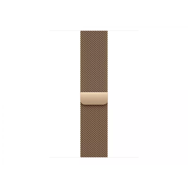 Apple Milanaise Watch Strap, Gold, 46mm, S/M, MGJ44ZM/A