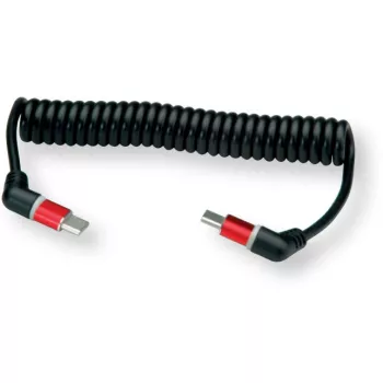 ROLINE USB 2.0 coiled charging cable C-C ST/ST 60W 1.5m - Cable - Digital/Data (11.02.8350)