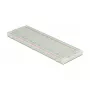 Breadboard DELOCK 18313 — solderless prototyping board, plastic, 55×165×9 mm, white
