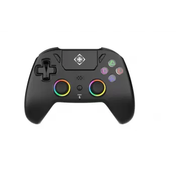 Wireless game controller DELTACO GAM-189 RGB Hall Effect Black — wireless, RGB lighting, Hall effect sensors