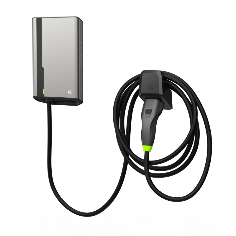 Wallbox Green Cell GC EVGC021B2275 3.6-22 kW 7.5 m NFC Grey Aluminium