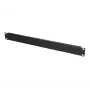 Rack blanking panel Extralink Front Blank Panel 1U 19 inch Black, steel housing