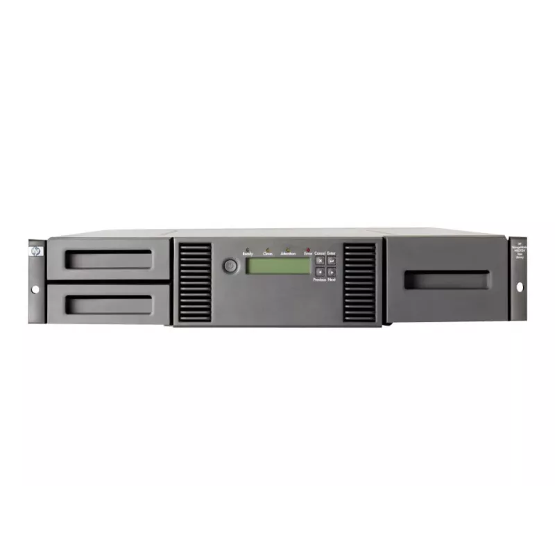 Hewlett Packard Enterprise HPE StorageWorks MSL2024 - Tape Library - LTO Ultrium - maximum number of drives: 2 - Rack - rack-mountable - 2U - barcode reader - for ProLiant DL120