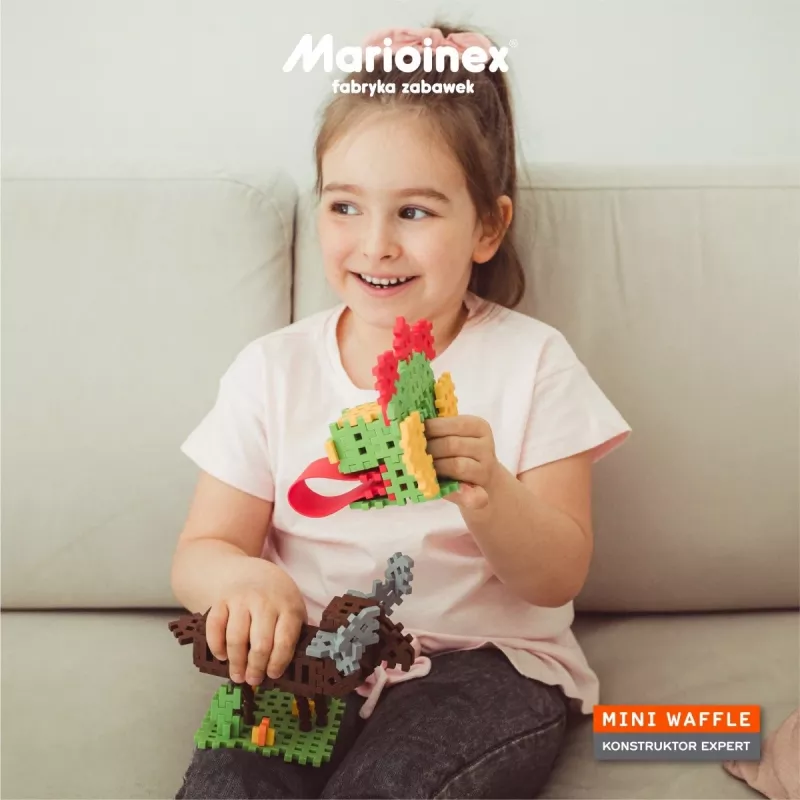 Marioinex Mini Waffle Building Blocks Constructor Expert, 501 pieces