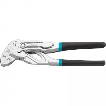 Pliers wrench Hazet 762-12, 125 mm, quick adjustment, black/blue
