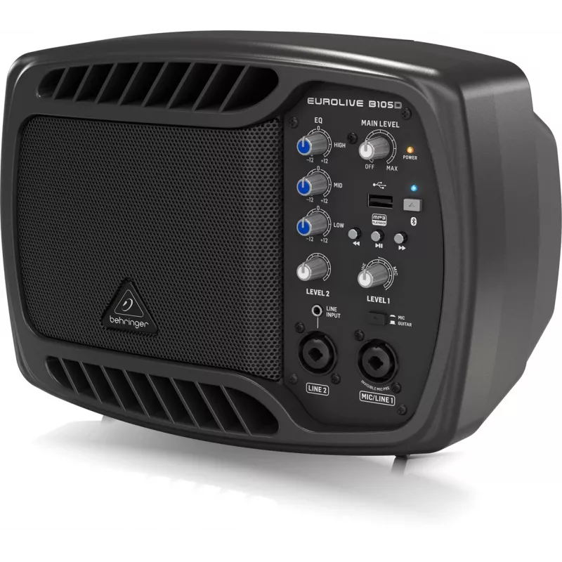 Behringer B105D loudspeaker Full range Black Wired & Wireless 50 W