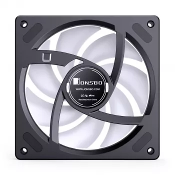 120mm PWM ARGB Case Fan Jonsbo ZB-120 Reverse Blade, Black