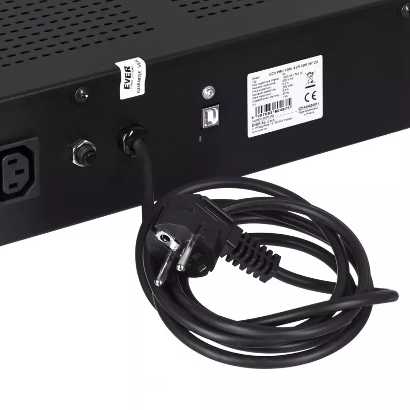 UPS EVER ECO Pro 1200 AVR CDS 19 (Rack; 1200VA) (W/EAVRRM-001K20/00)