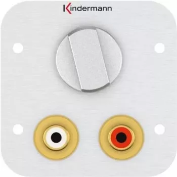 Socket outlet 2 x RCA Kindermann 7441000518