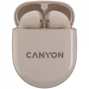 Canyon Bluetooth Headset TWS-6 Gaming Mode/BT 5.3 beige retail (CNS-TWS6BE)
