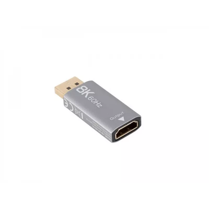 Lanberg AD-DP-HD-03 video cable adapter 0 m DisplayPort HDMI Silver