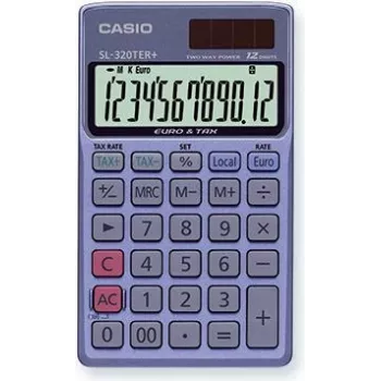 Calculator Pocket Casio SL-320TER+ Basic Blue