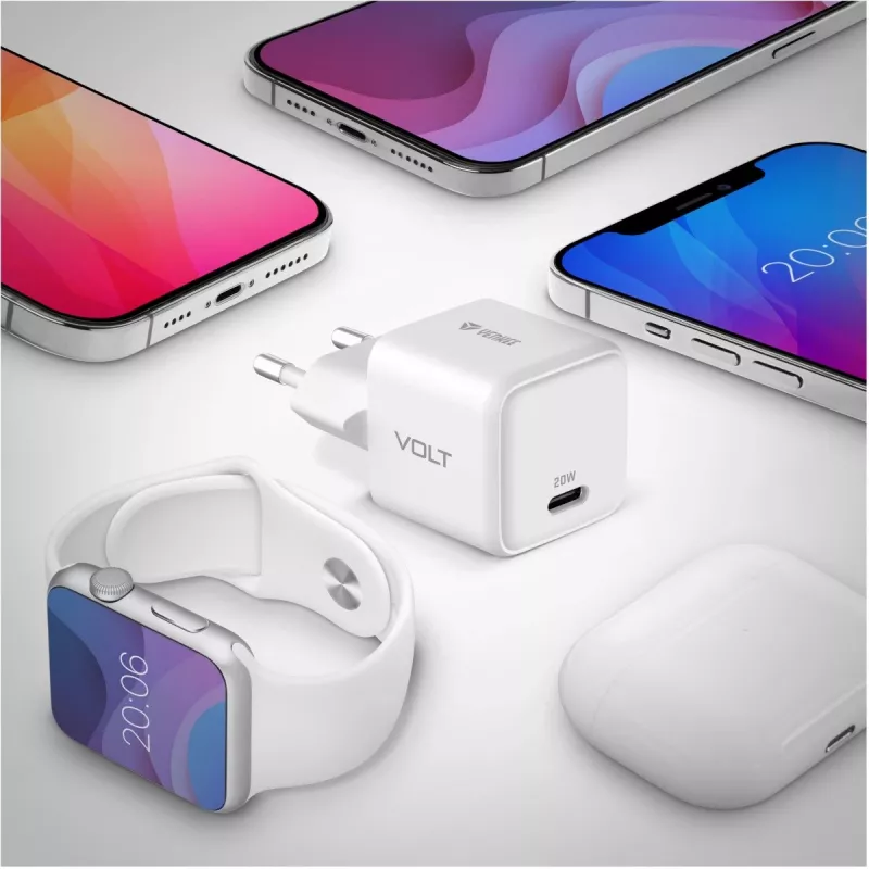 USB‑C wall charger YENKEE YAC G20 20W 3A Power Delivery