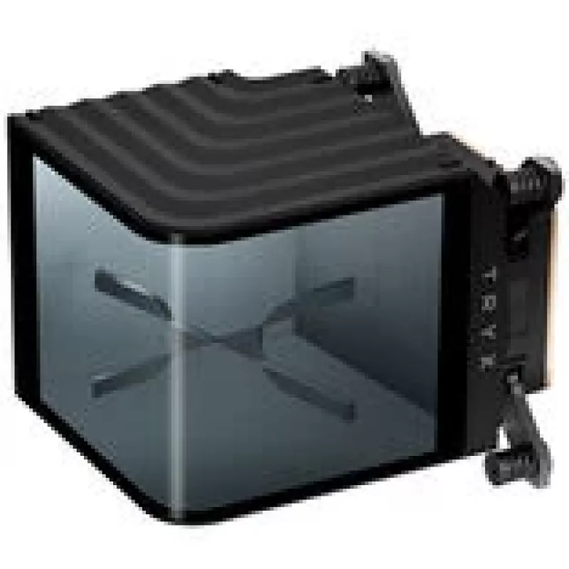 CPU water block TRYX L-P0CL-DS0M-G0K with AMOLED display — compatible with Intel and AMD sockets