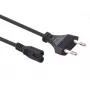 Power cable MACLEAN MCTV-809 — 1.5 m, power plug Type C to C1 coupler, 220–250 V