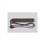 Surge Protector REV 512380555 Black 6 AC Outlet(s) 250 V 1.4 m