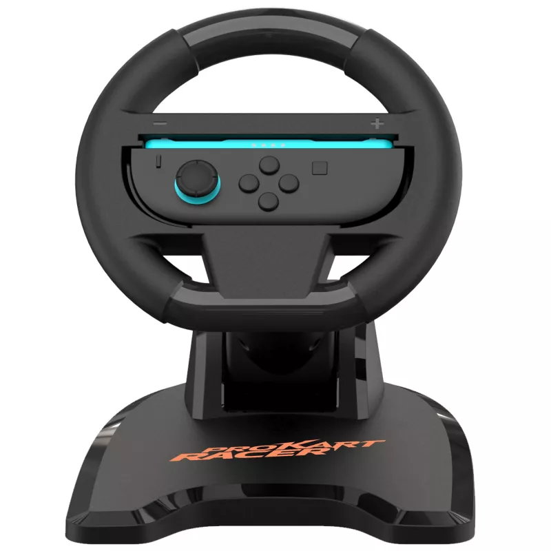 Racing Wheel SUBSONIC SA5727-1 for Nintendo Switch — adjustable sensitivity, Kart Racer design