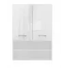 Topeshop POLA MINI DK white gloss bathroom storage cabinet White