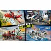 Construction Toy LEGO City Fire Station with Turntable Ladder Vehicle 60414 — 843 pieces, 5 minifigures, 220×320×140 mm