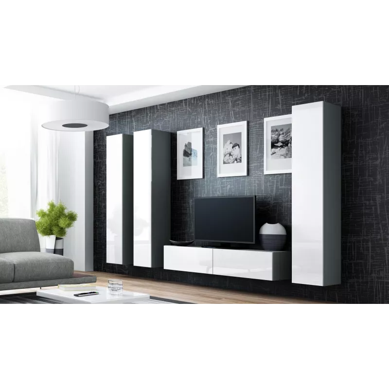 Cama Full cabinet VIGO '180' 180/40/30 sonoma/white gloss