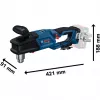 Cordless Angle Drill GRD 18V-127 Professional solo, 18Volt (Blue/black, without Battery and Charger)