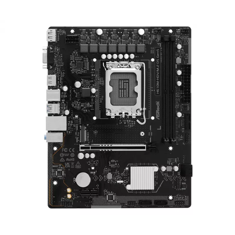 Motherboard ASRock H610M-HDV/M.2 D5 Gen5 (LGA1700, mATX, DDR5, PCIe 5.0)