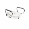 Raised toilet seat ANTAR AT51205 extension with foldable handrails, 10 cm seat height, supports up to 180 kg, width between handrails 470 mm