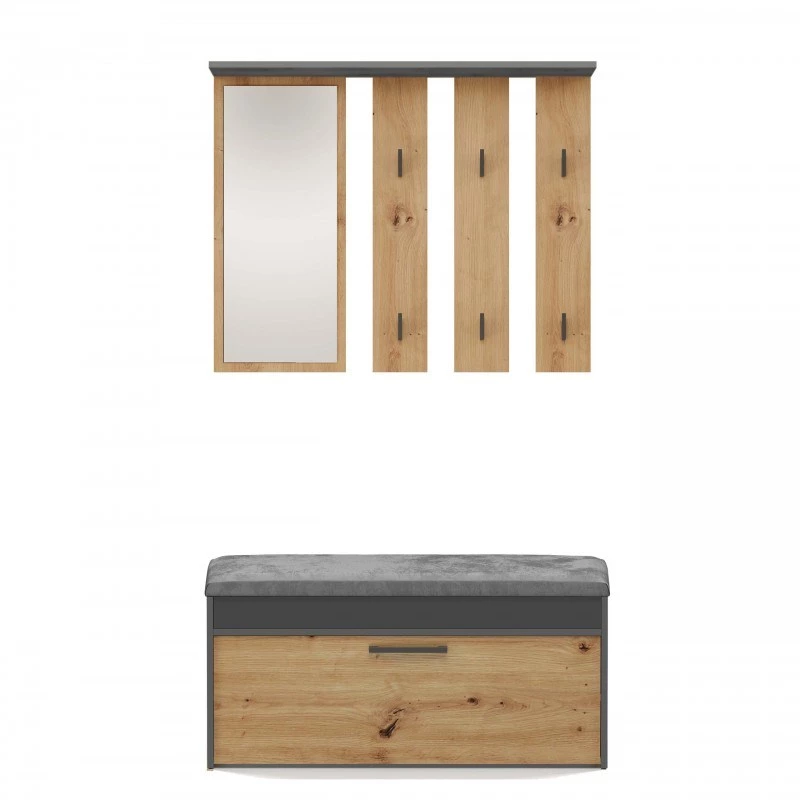Topeshop GAR PARMA ANT/ART entryway cabinet
