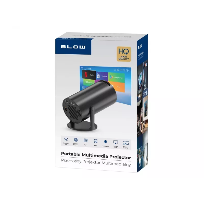 Projector BLOW 79-705 — 720p resolution, 3000 lumens