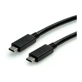 USB Cable ROLINE 11.02.9057 USB 3.2 Gen 2 1m USB C Black