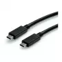 USB Cable ROLINE 11.02.9057 USB 3.2 Gen 2 1m USB C Black