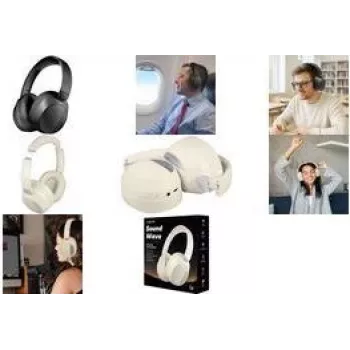 LogiLink BT0071 Over Ear Headphones Bluetooth Black (BT0071)