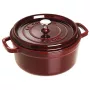 Cast iron round pot Staub 3.8 L Grenadine – 3.8 L capacity, enameled interior