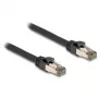 Network Cable DeLOCK RJ45 Cat.6A 5m Black