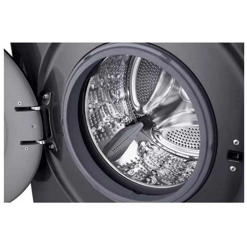 LG Washing machine | F4X1009NMB | Energy efficiency class A | Front loading | Washing capacity 9 kg | 1400 RPM | Depth 55 cm | Width 60 cm | Display | LED | Steam function | Direct