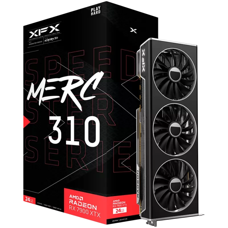 Graphics card XFX Radeon RX 7900 XTX 24 GB GDDR6, PCIe 4.0, 384-bit, 355 W, 3x fans