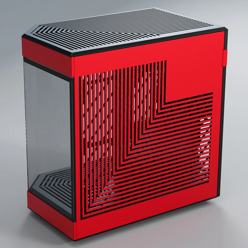 HYTE Y60 Midi Tower Black, Red