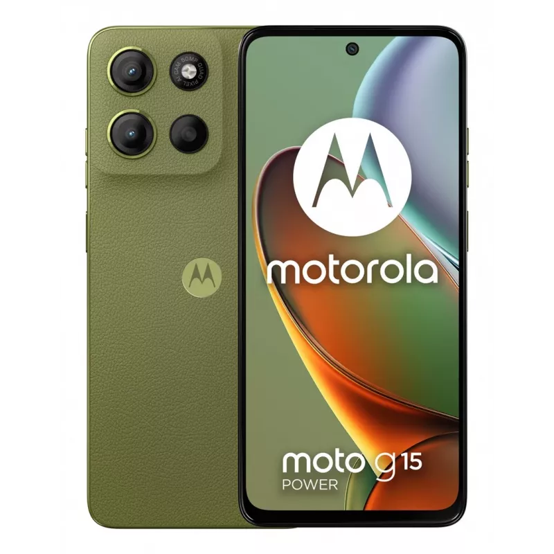 Motorola moto g15 power 17.1 cm (6.72 inch) Dual SIM Android 15 4G USB Type-C 8 GB 512 GB 6000 mAh Green