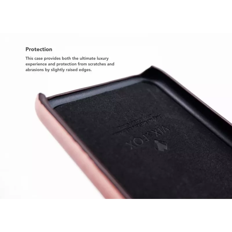Card Slot Back Shell VixFox for iPhone X/XS — Pink protective phone case with card pocket