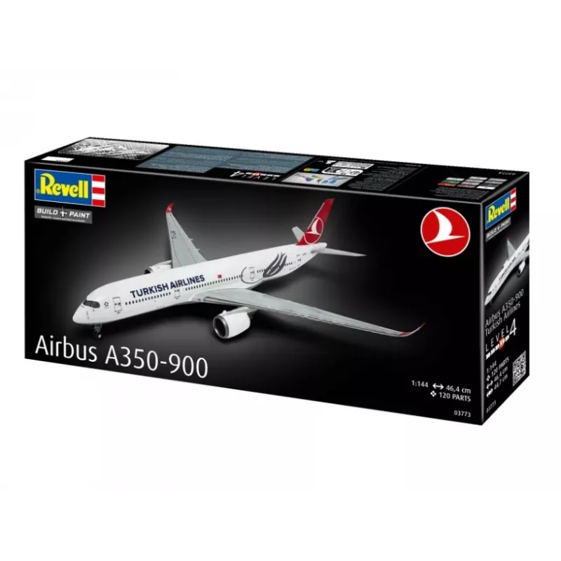 Plastic model aircraft REVELL Airbus A350-900 Turkish Air 1/144 scale