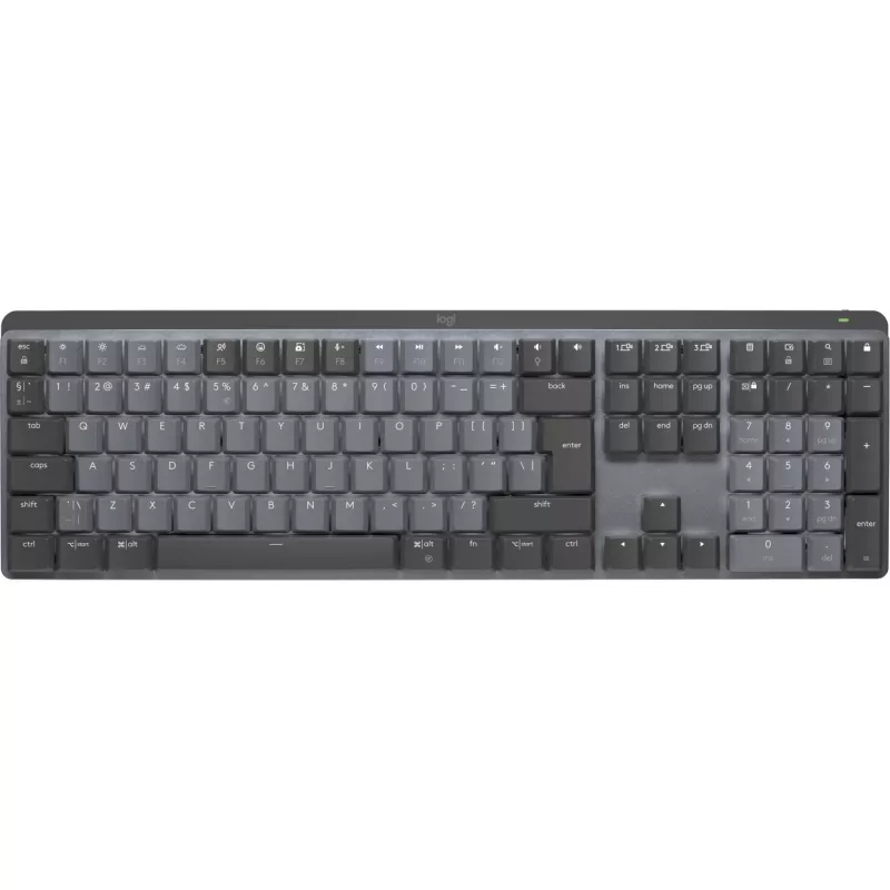 Logitech MX Mechanical keyboard Office RF Wireless Bluetooth QWERTY US International Graphite Grey