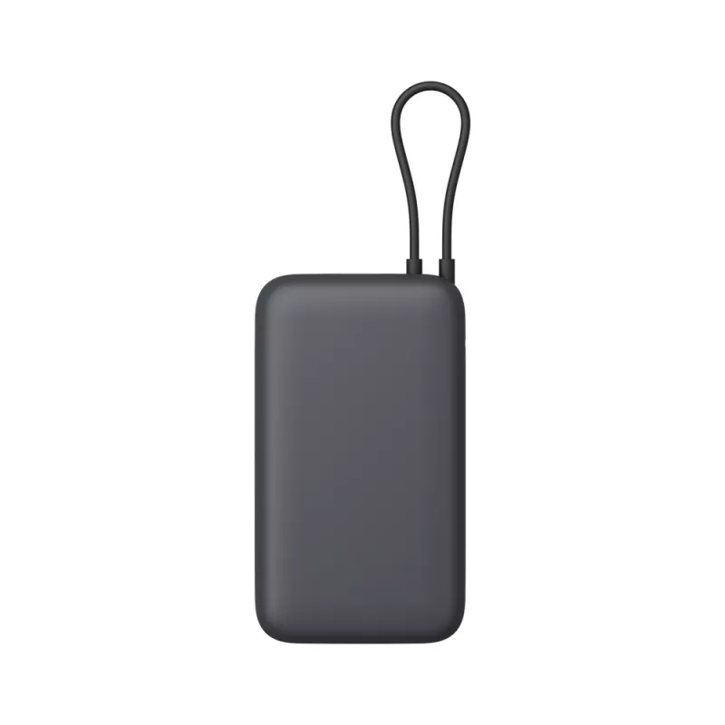 Power bank Xiaomi 20000mAh with integrated cable, Dark Gray, model 61828