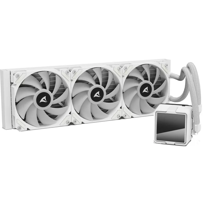 All-in-One CPU Water Cooler Sharkoon S60 ARGB White 360mm Radiator