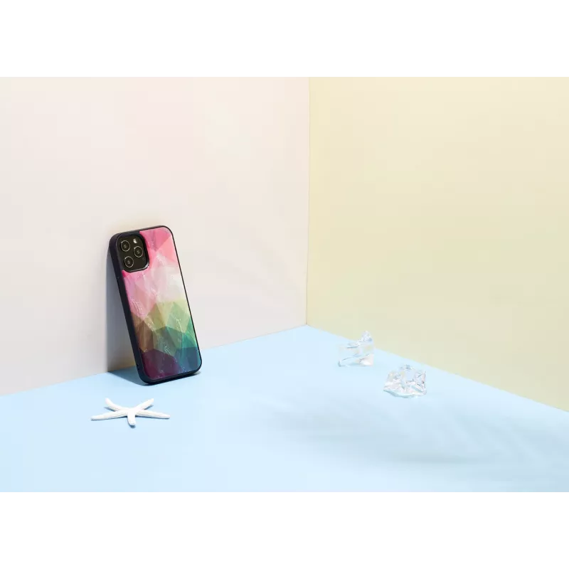 iKins protective case for Apple iPhone 12 Pro Max — water flower design, black