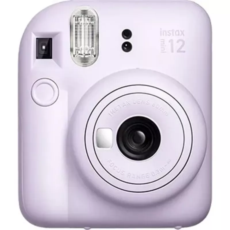 Instant camera Fujifilm Instax Mini 12 Purple — picture 86×54 mm, film 62×46 mm, 60 mm focal length