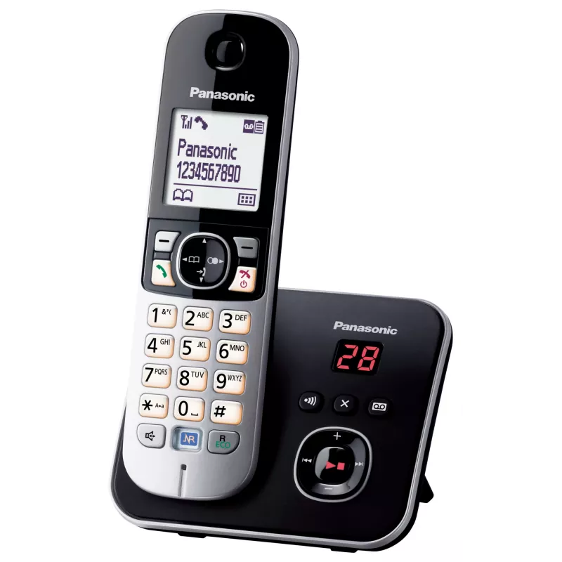 DECT telephone Panasonic KX-TG6821GB Black