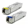 Extralink SFP WDM Module 1.25G, 1.25Gbps, 1310/1550nm, Single Mode, 20km, LC, DOM, Pair, Designed for HP/Aruba