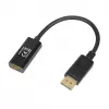 DisplayPort to HDMI cable adapter IBOX iadp4k — DisplayPort (male) to HDMI (female), straight connectors, 4K support, silver