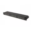 Patch panel LANBERG PPS5-1048-B 48-port 1U 19 inch Cat5e FTP black